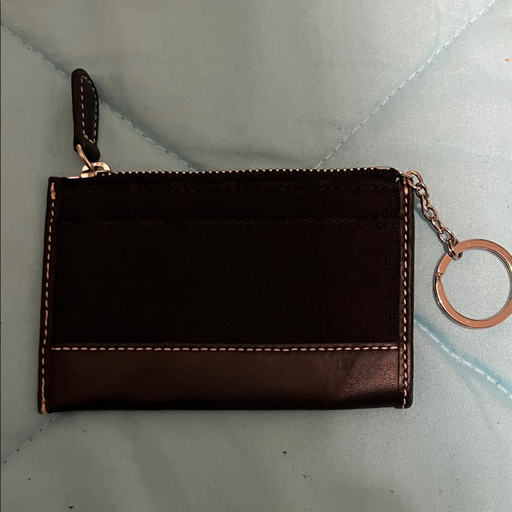 COACH  Black Key & Card Holder